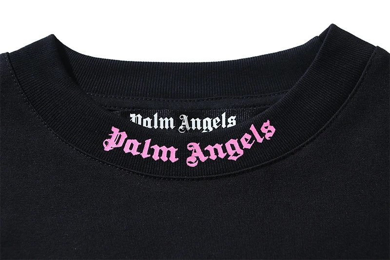 Palm Angels Logo Print White T-Shirt - 44
