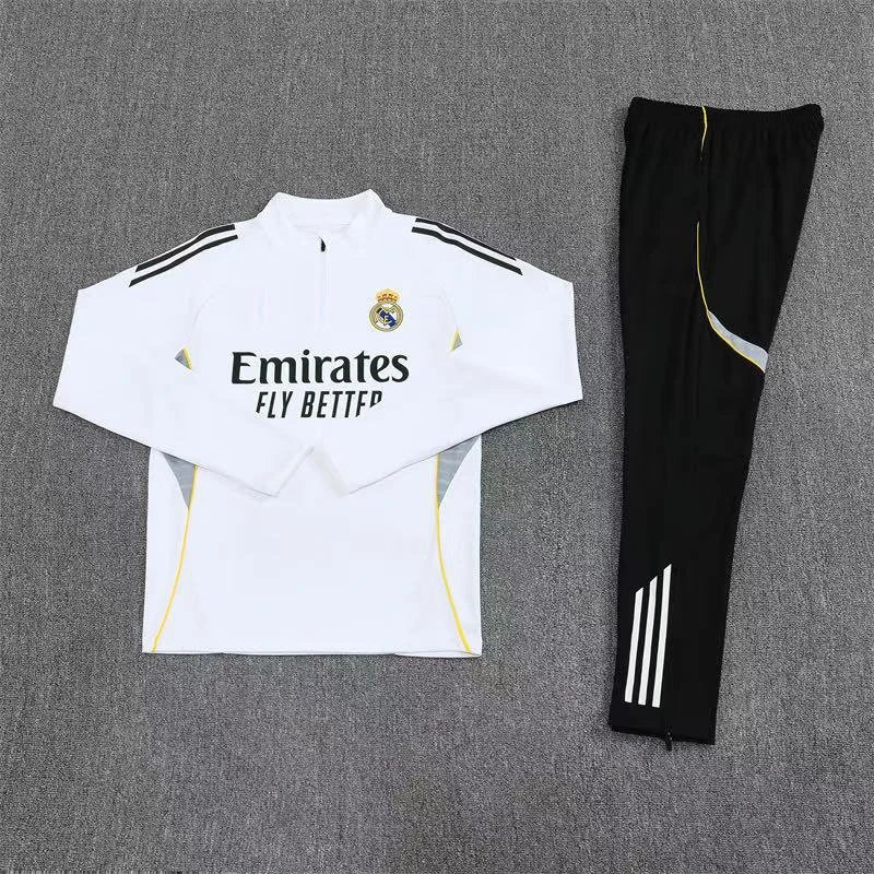 Real Madrid Matching Sets Half-Zip Long-Sleeve Training Set image 4