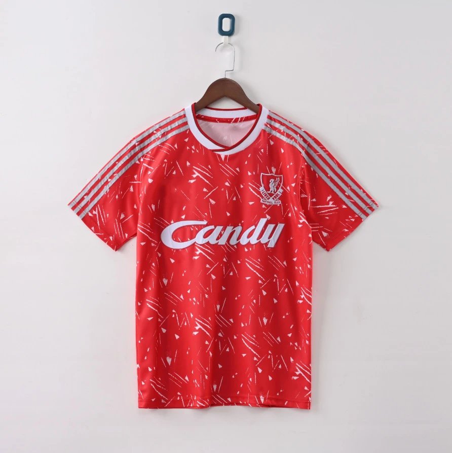 Design Spain National Team Retro Jersey Red / Navy Jersey - 6