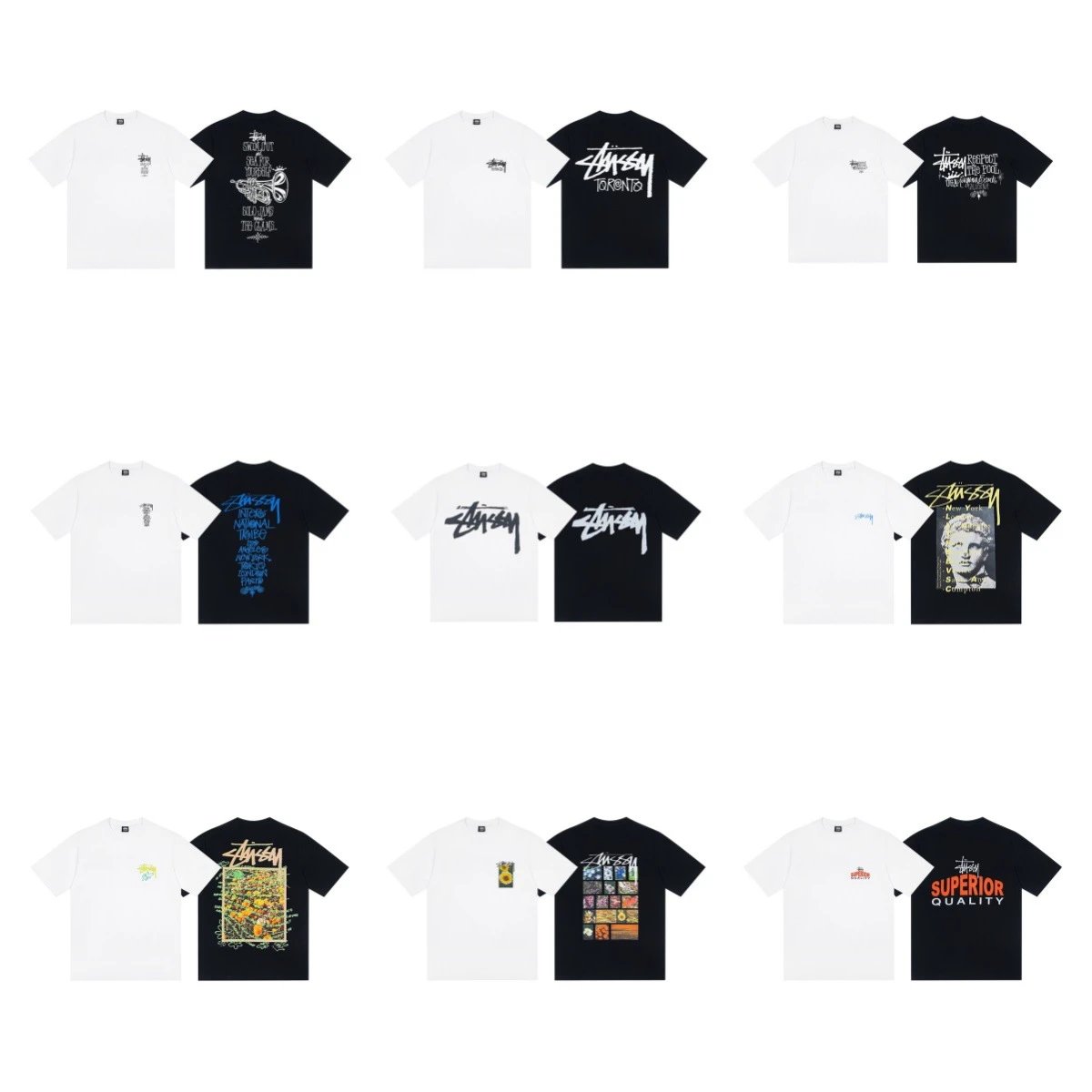 Nike x Stussy International Beach Crew White T-Shirt - 4