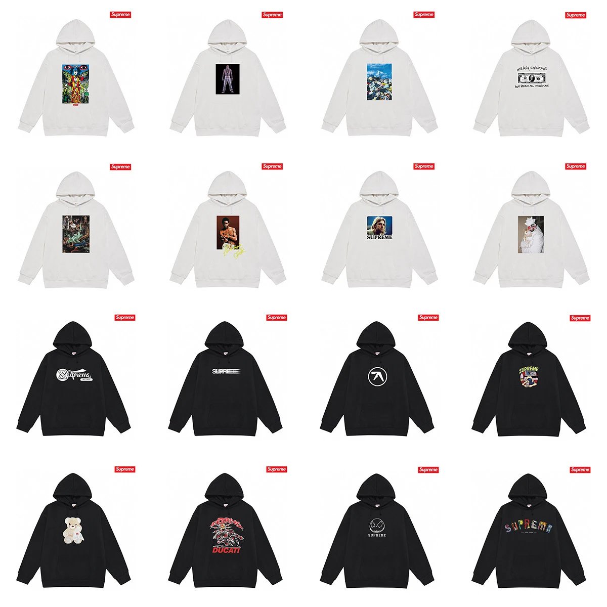 Supreme Hoodie White