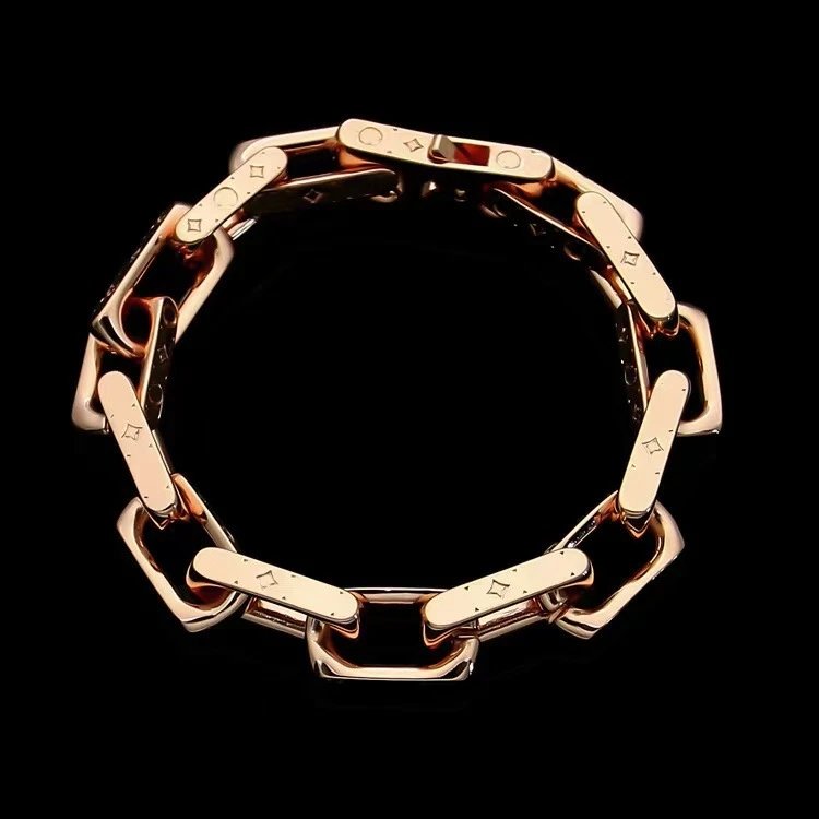 Design Chain Link Bracelet Black Multicolor Jewelry - 7