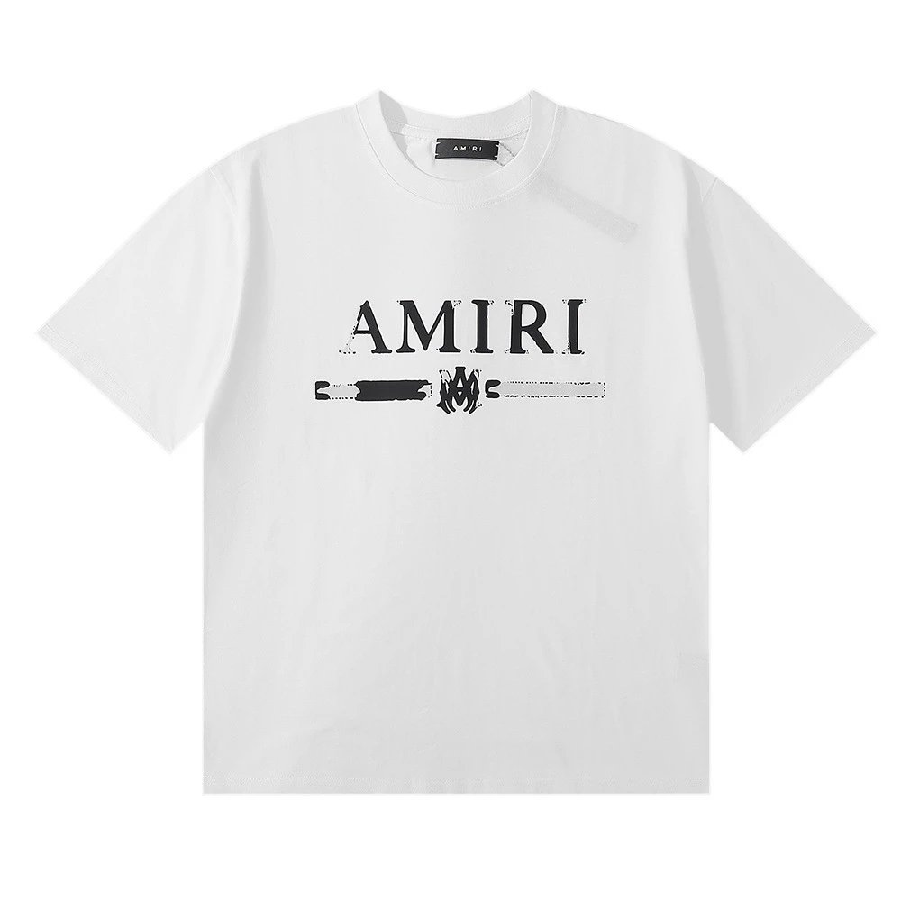 Amiri Palm Tree Crest White T-Shirt - 19