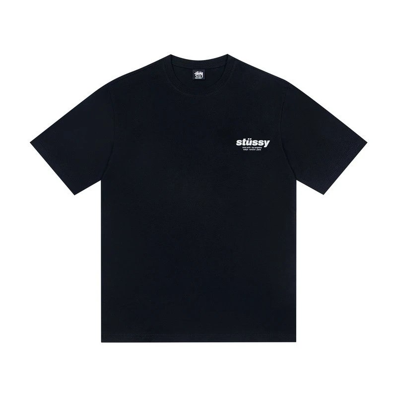 Nike x Stussy International Beach Crew White T-Shirt - 24