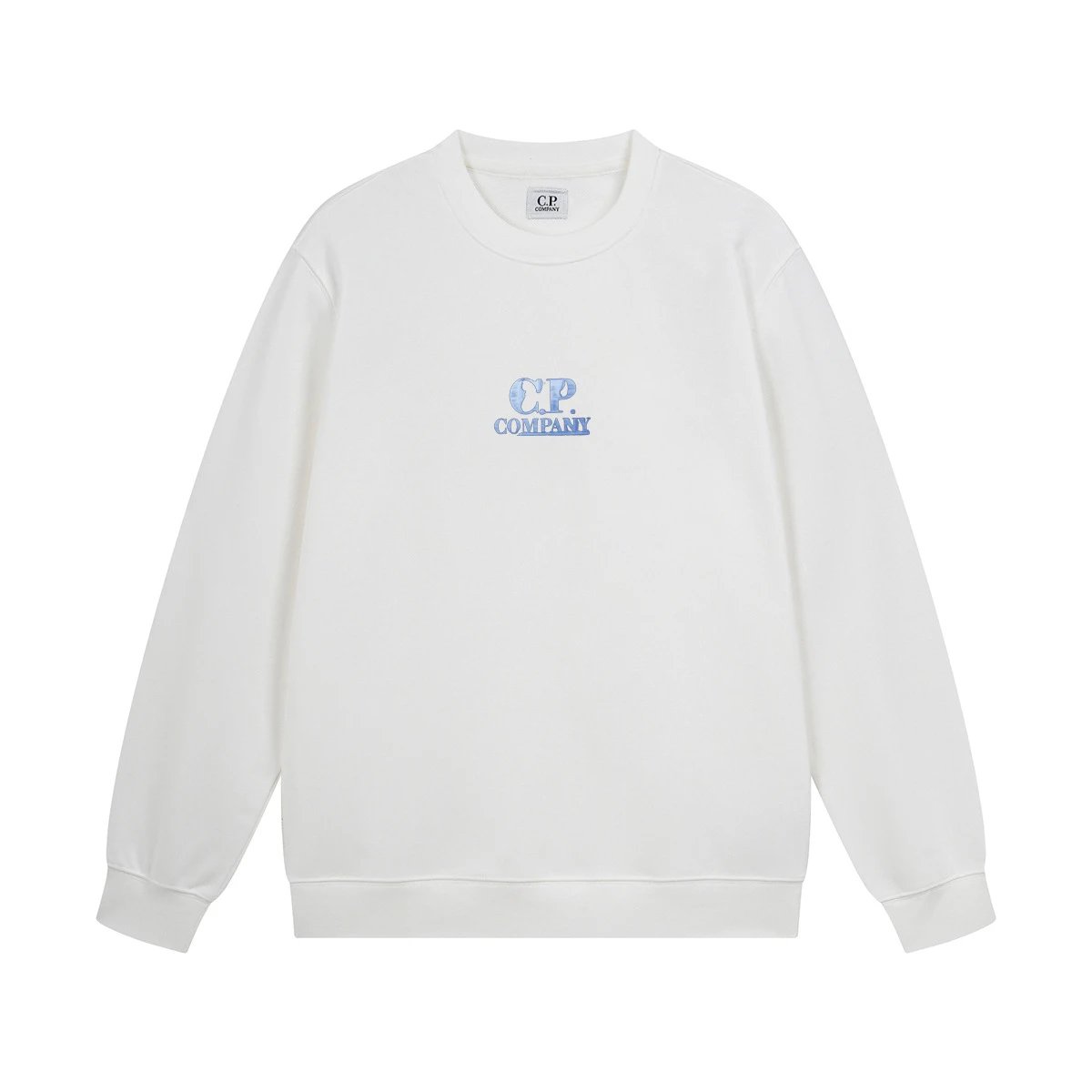 C.P. Company Logo Graphic Sweatshirt White Hoodie - 27