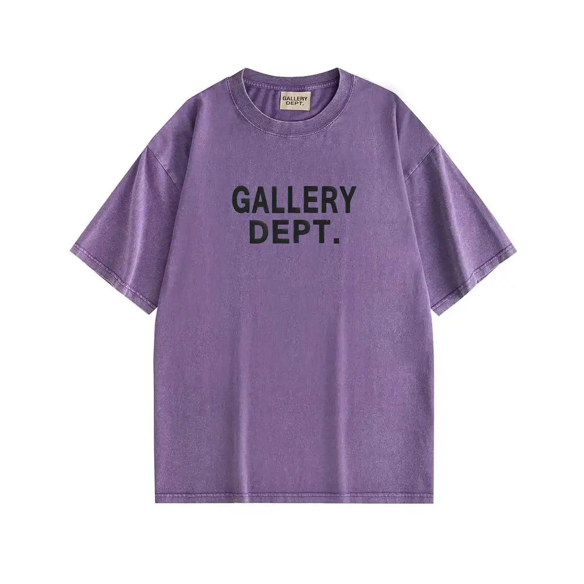 Gallery Dept. Washed Gray Logo T-Shirt - 9