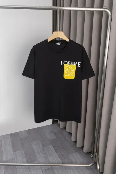 Loewe Puzzle Logo Print Black T-Shirt - 1
