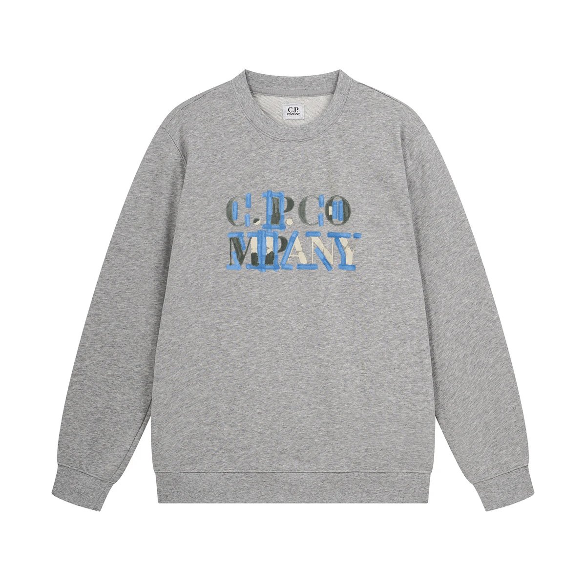 C.P. Company Logo Graphic Sweatshirt White Hoodie - 41