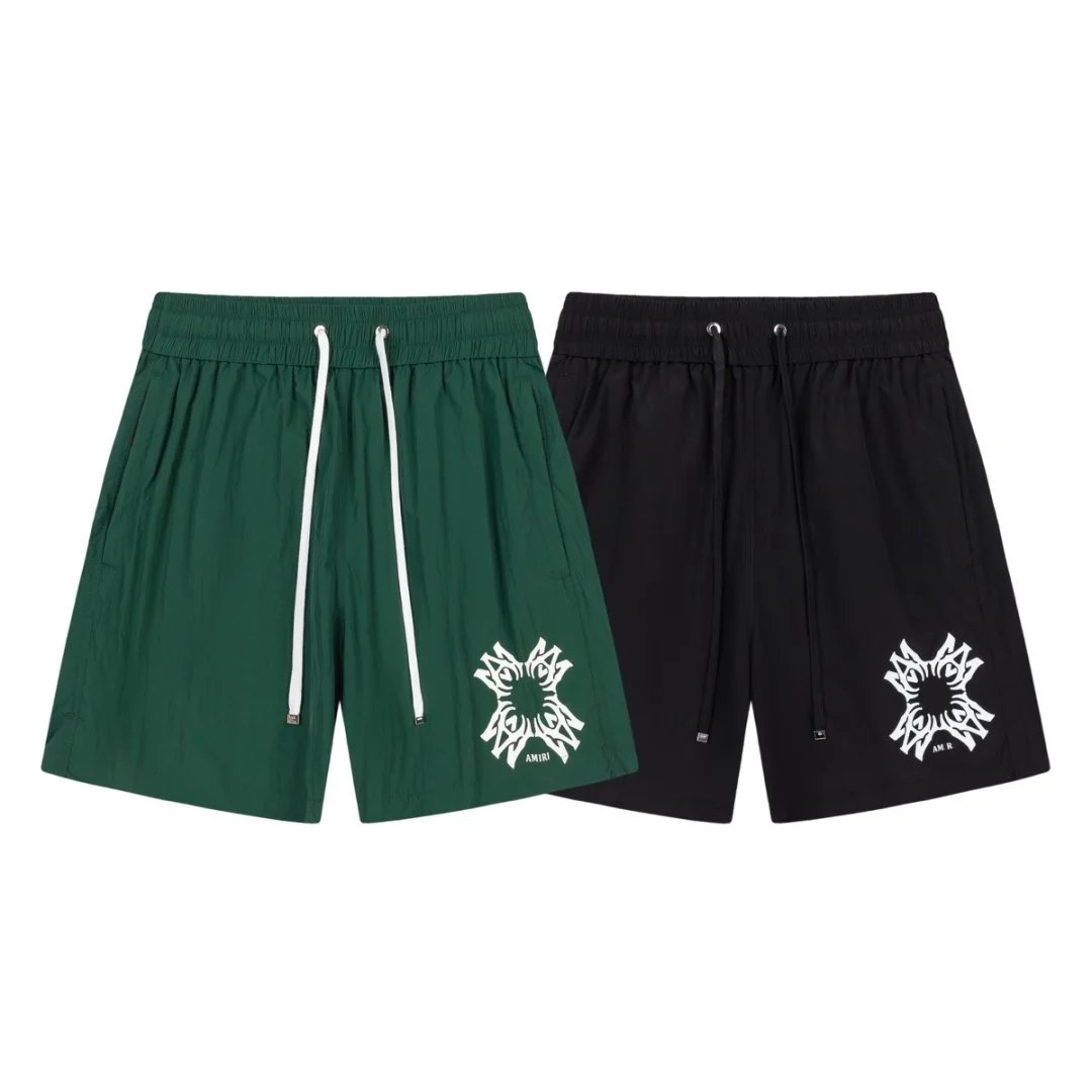 Design Embroidered Logo Shorts Gray - 5