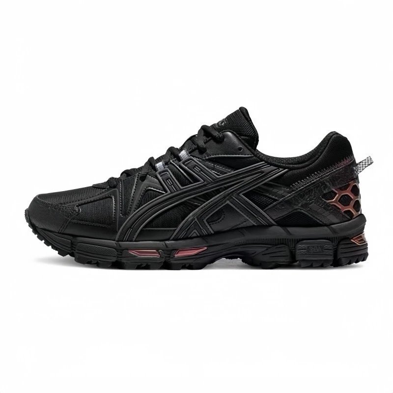 Asics Gel-Kayano 9 White Blue Orange Running Shoes - 8