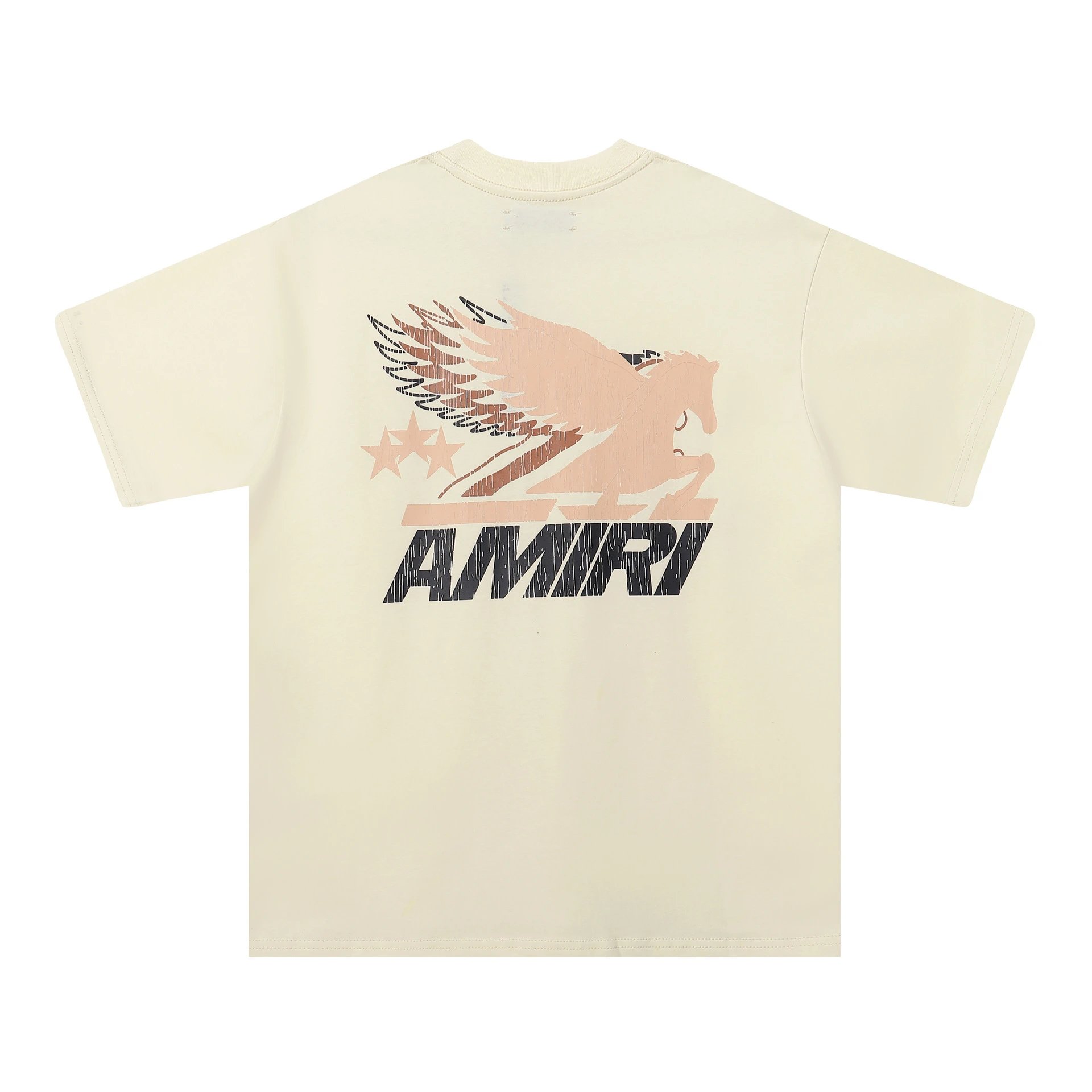 Amiri Hollywood Arch Logo Black T-Shirt - 37