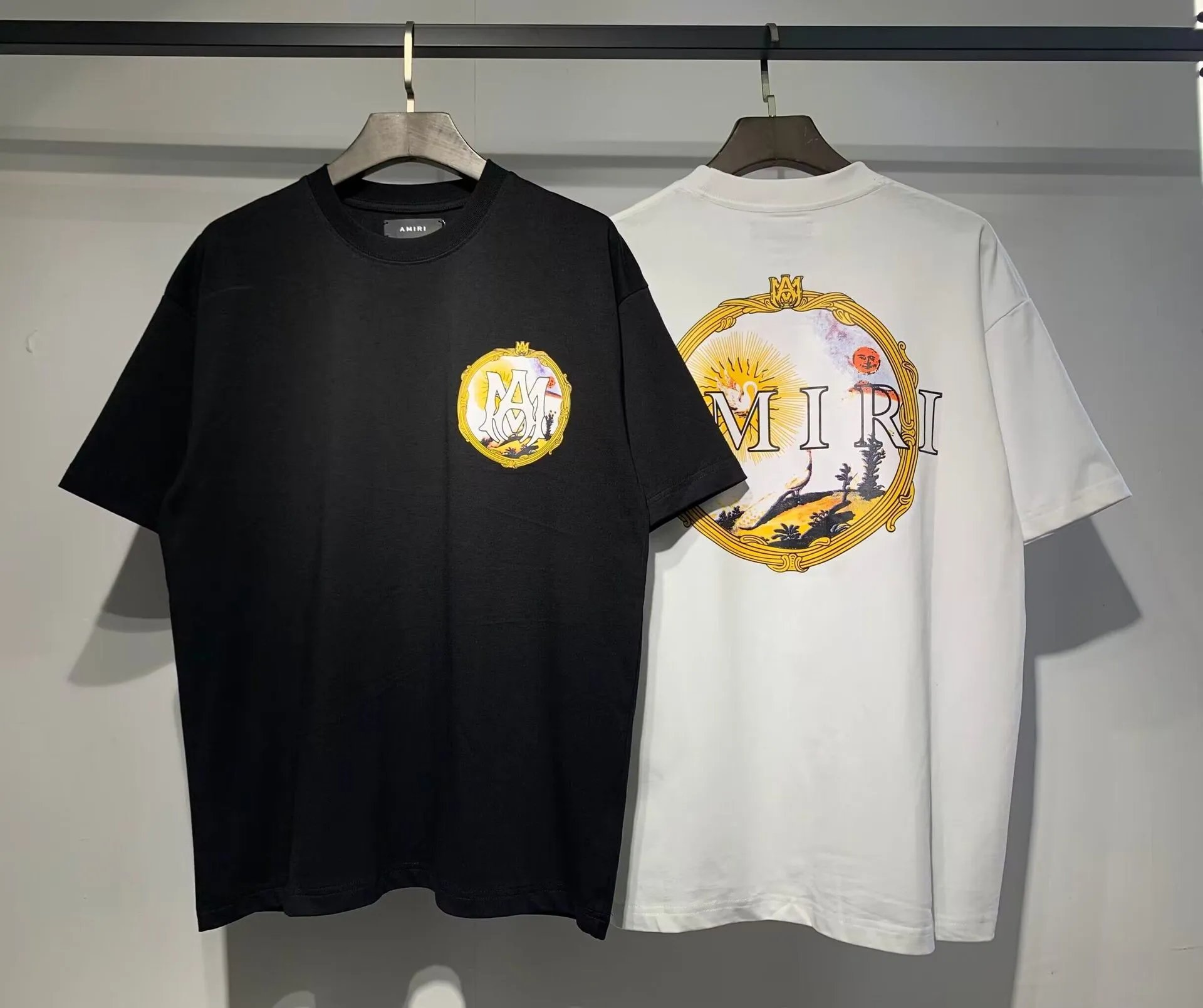Amiri Palm Springs Graphic Print White T-Shirt - 16