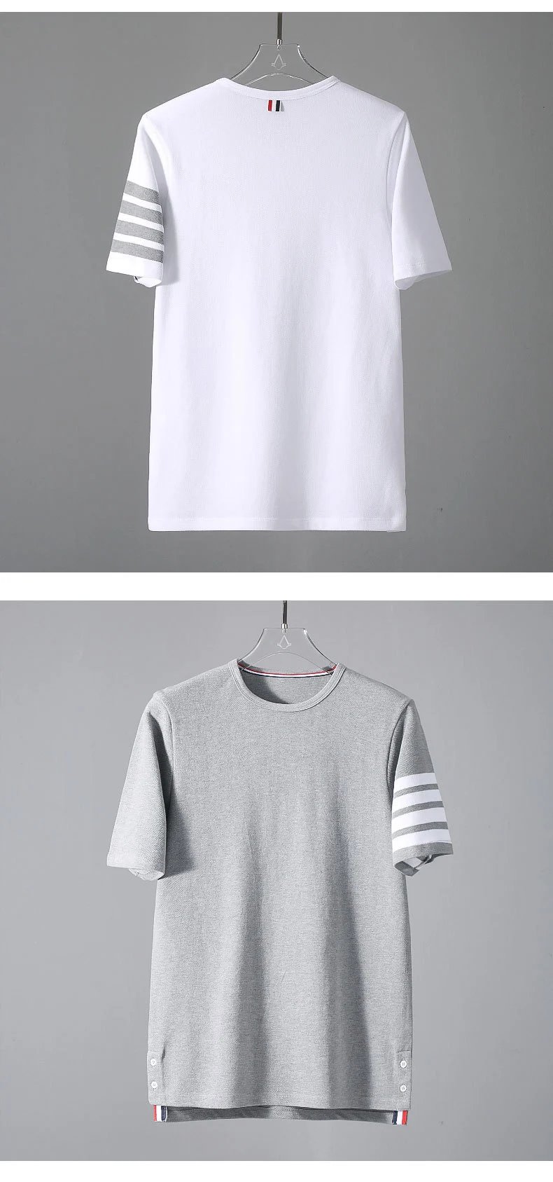 Thom Browne Four-Bar Stripe T-Shirt Black - 7