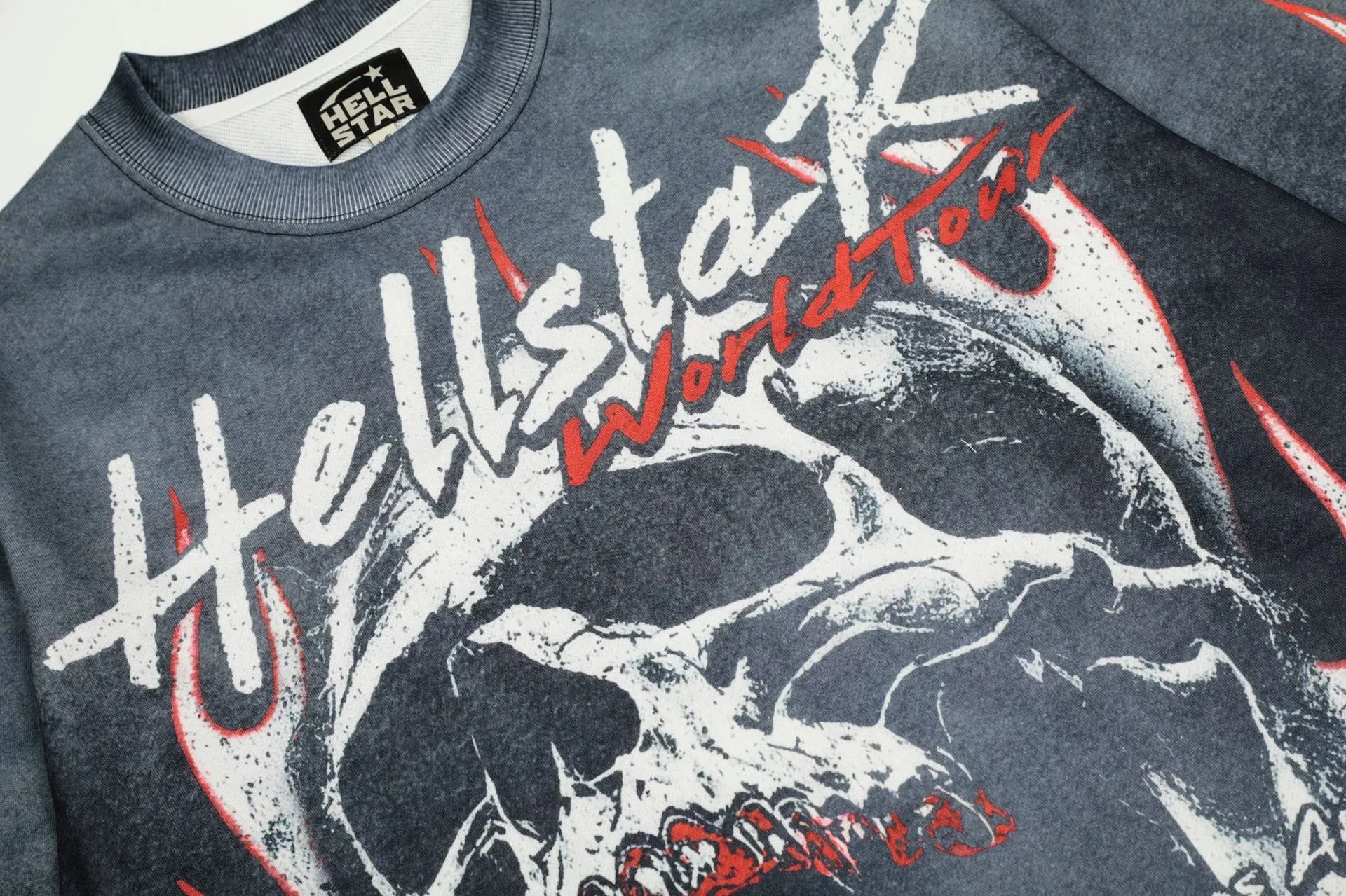 Hellstar Graphic Long-Sleeve Jersey White / Black - 10