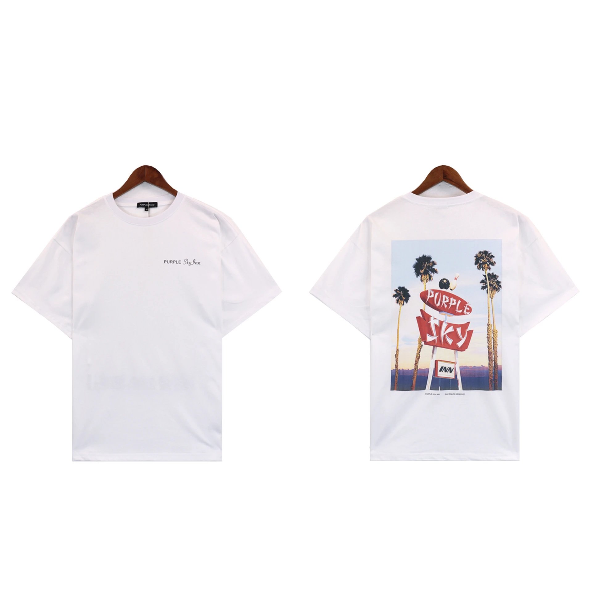 Design Distorted Typography White T-Shirt - 9