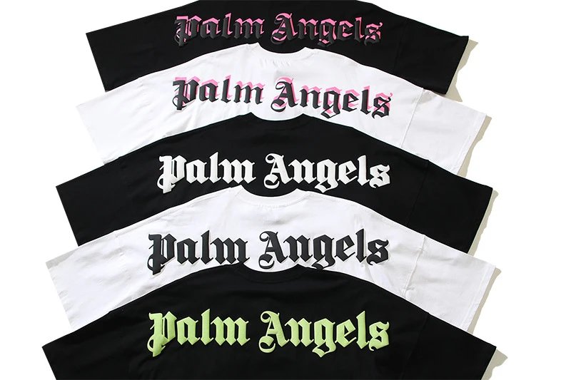 Palm Angels Logo Print White T-Shirt - 15