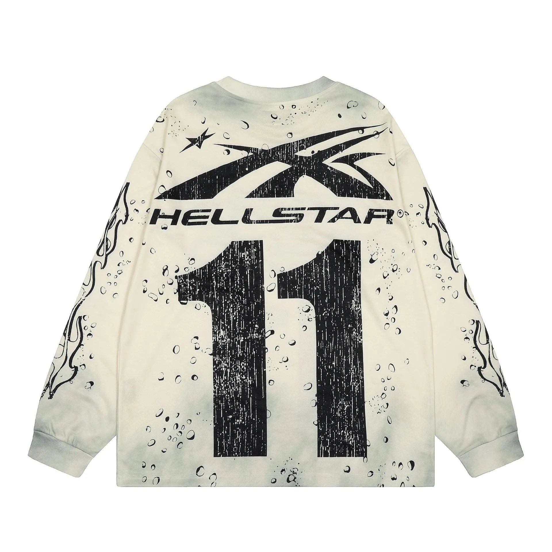 Hellstar Graphic Long-Sleeve Jersey White / Black - 21