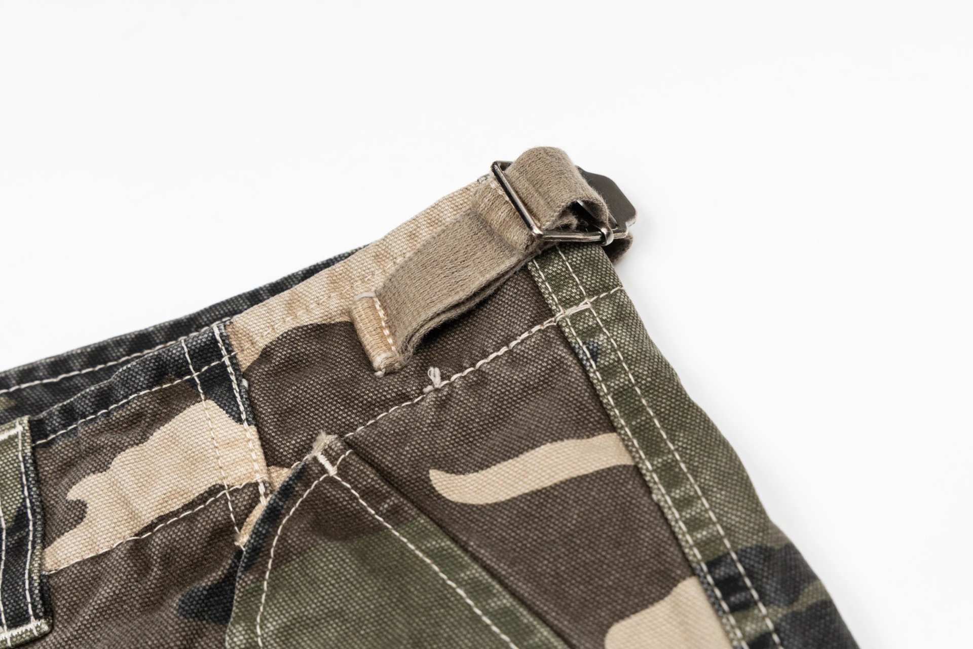 Carhartt Work In Progress Cargo Pants Camo Green Pants - 12
