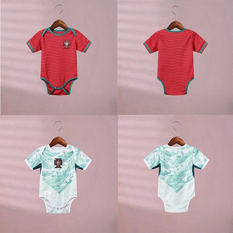 Design Croatia National Team Inspired Baby Bodysuit Red and White Checkered Jersey Clothing - 4