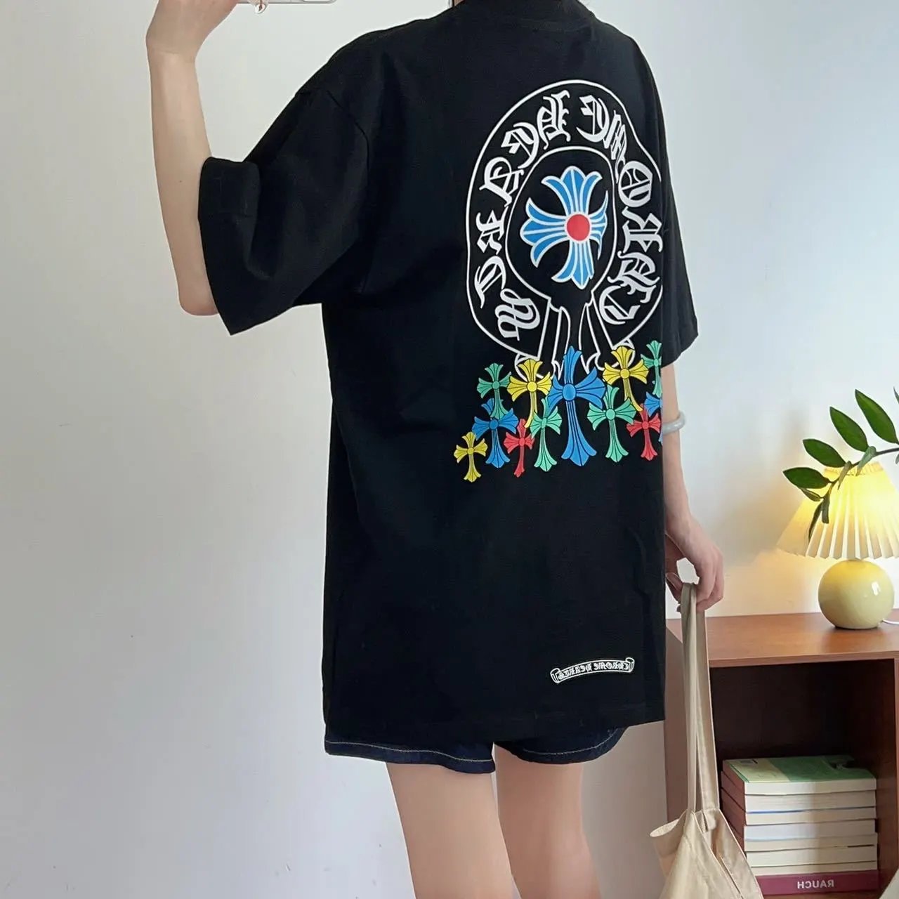 Chrome Hearts Triple Cross White T-Shirt - 4