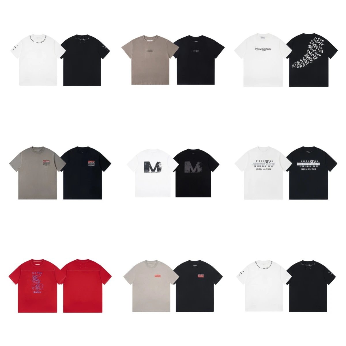 Design Harvey Nichols EST. 1997 Color-Block T-Shirt Brown T-Shirts - 3