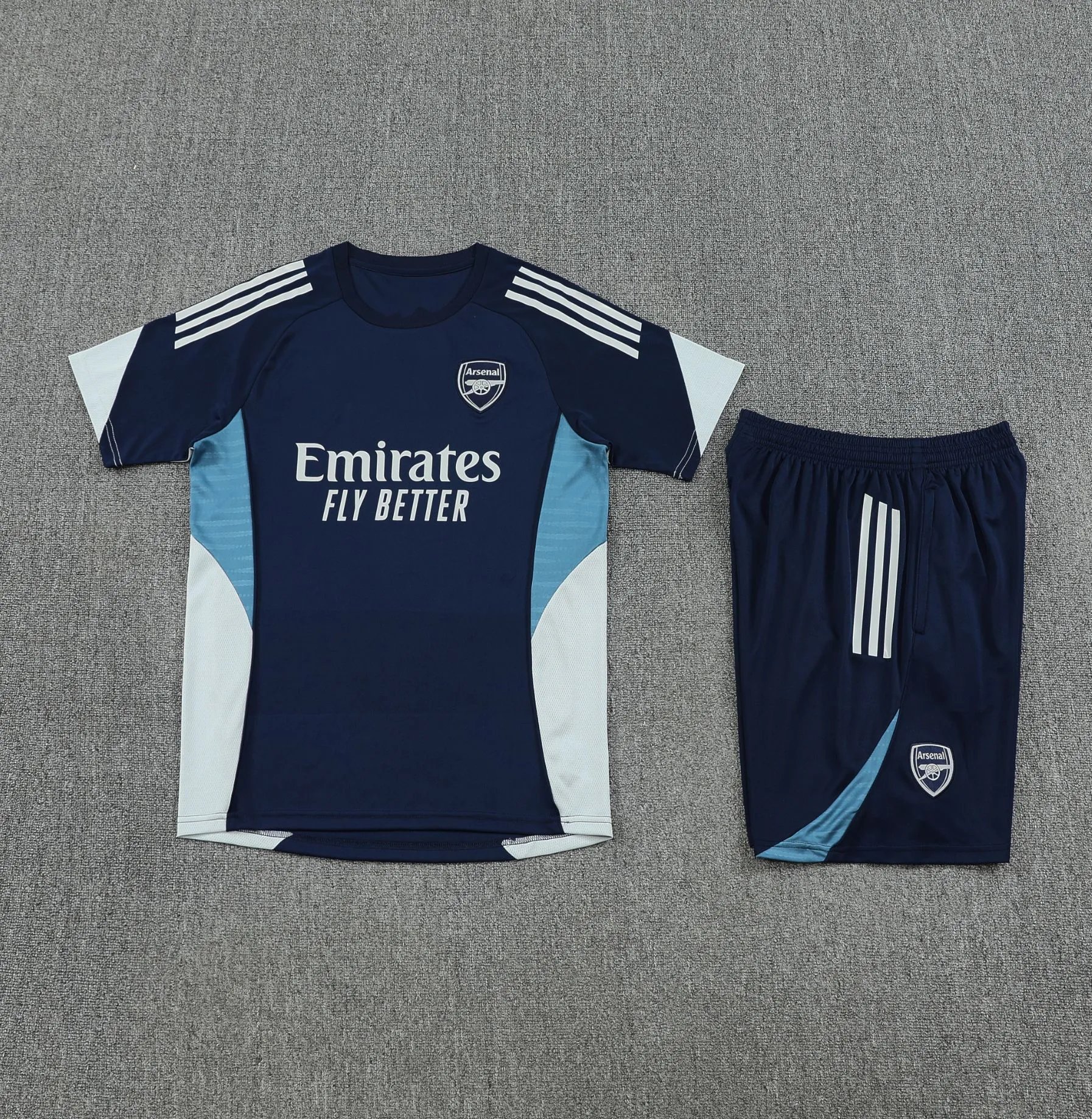 Paris Saint-Germain Training Kit Blue Navy Sets - 4