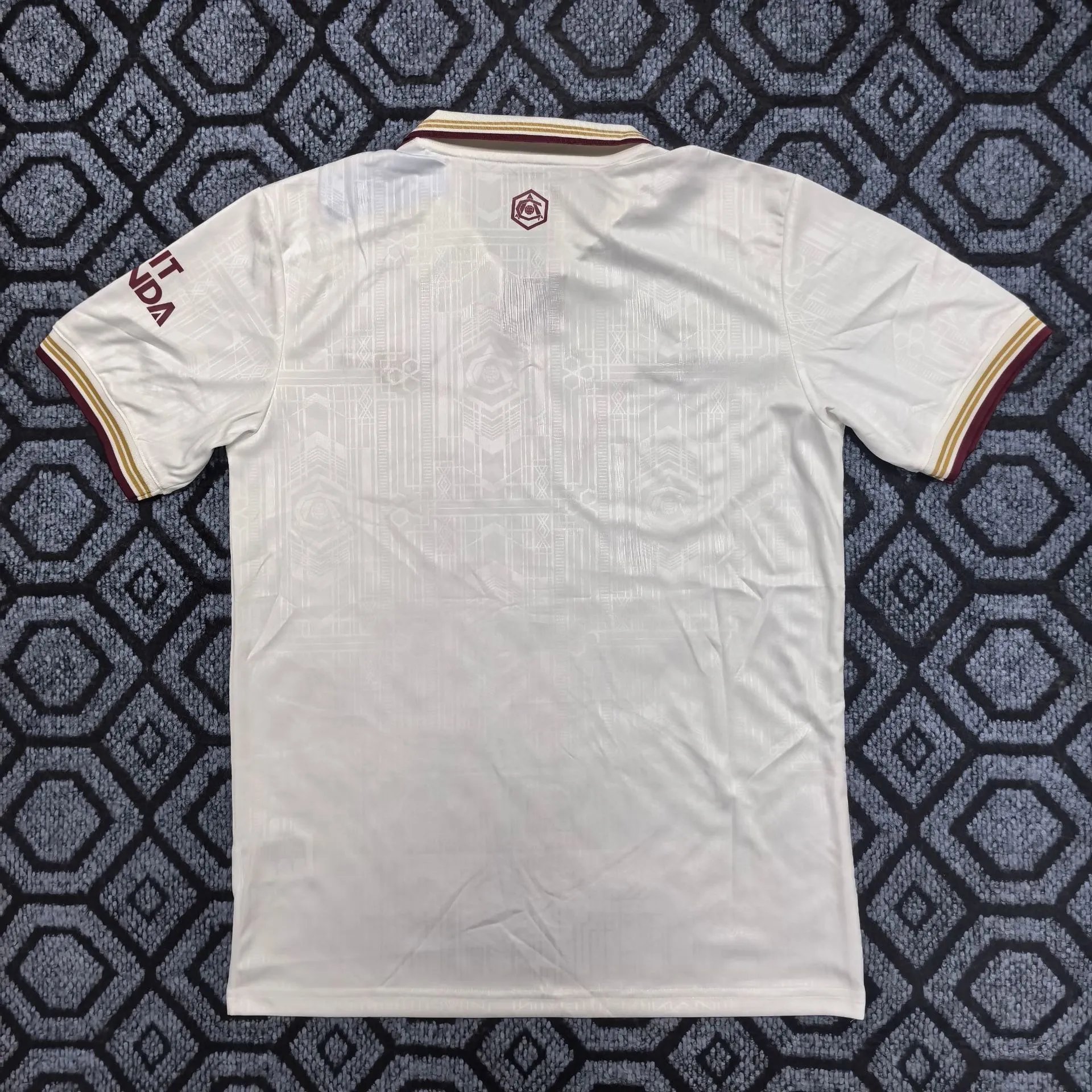 Omerta x Aplohit Bullet Stripe Jersey White Gold - 5