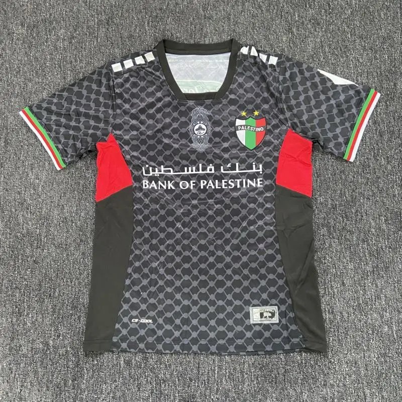 Design FC Palestina Jersey Red Green Black White Sport Shirt Jersey - 12