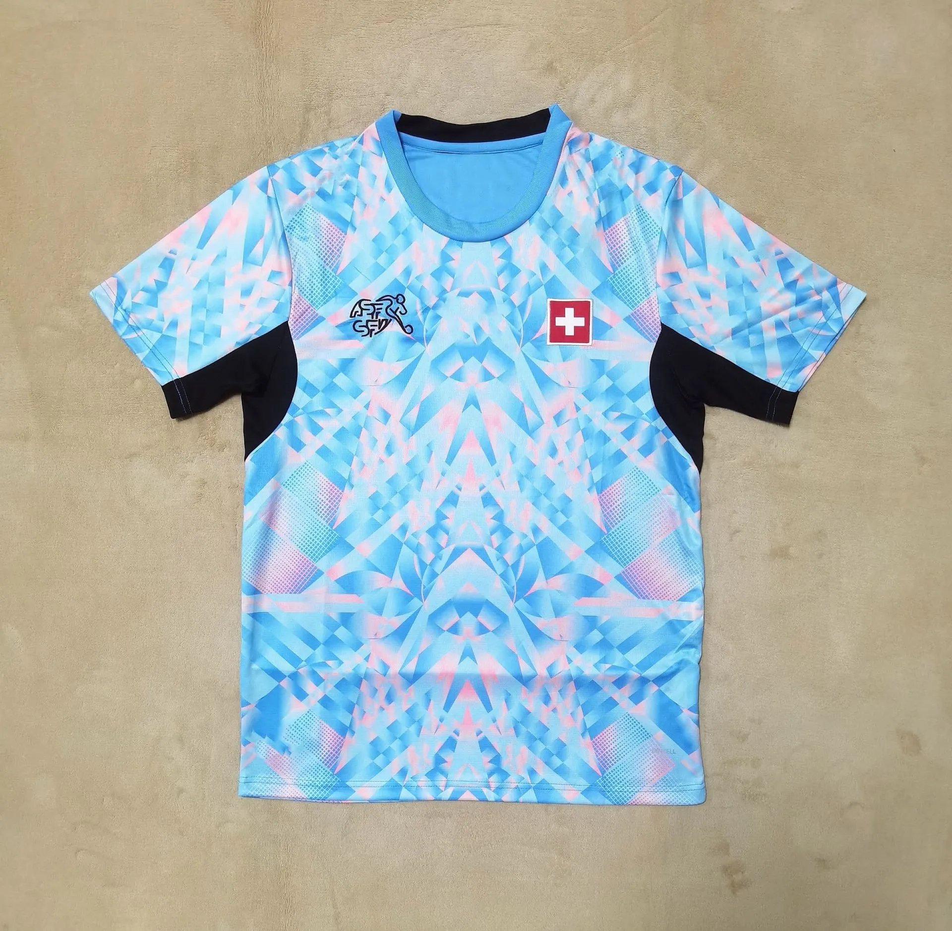Design Armenia National Football Team 2023 Home Jersey Blue Jersey - 14