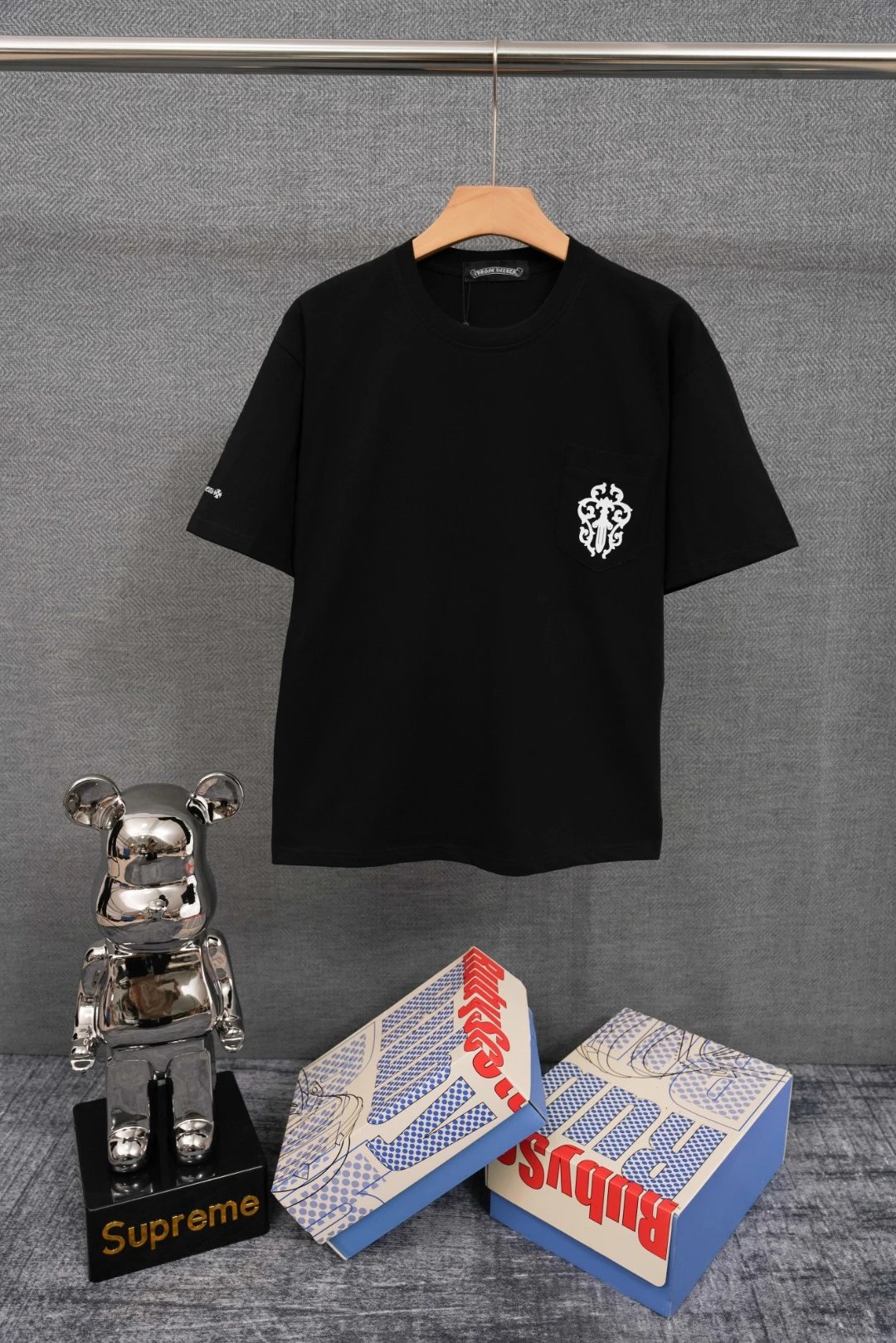 Chrome Hearts Los Angeles Logo Black T-Shirt - 15