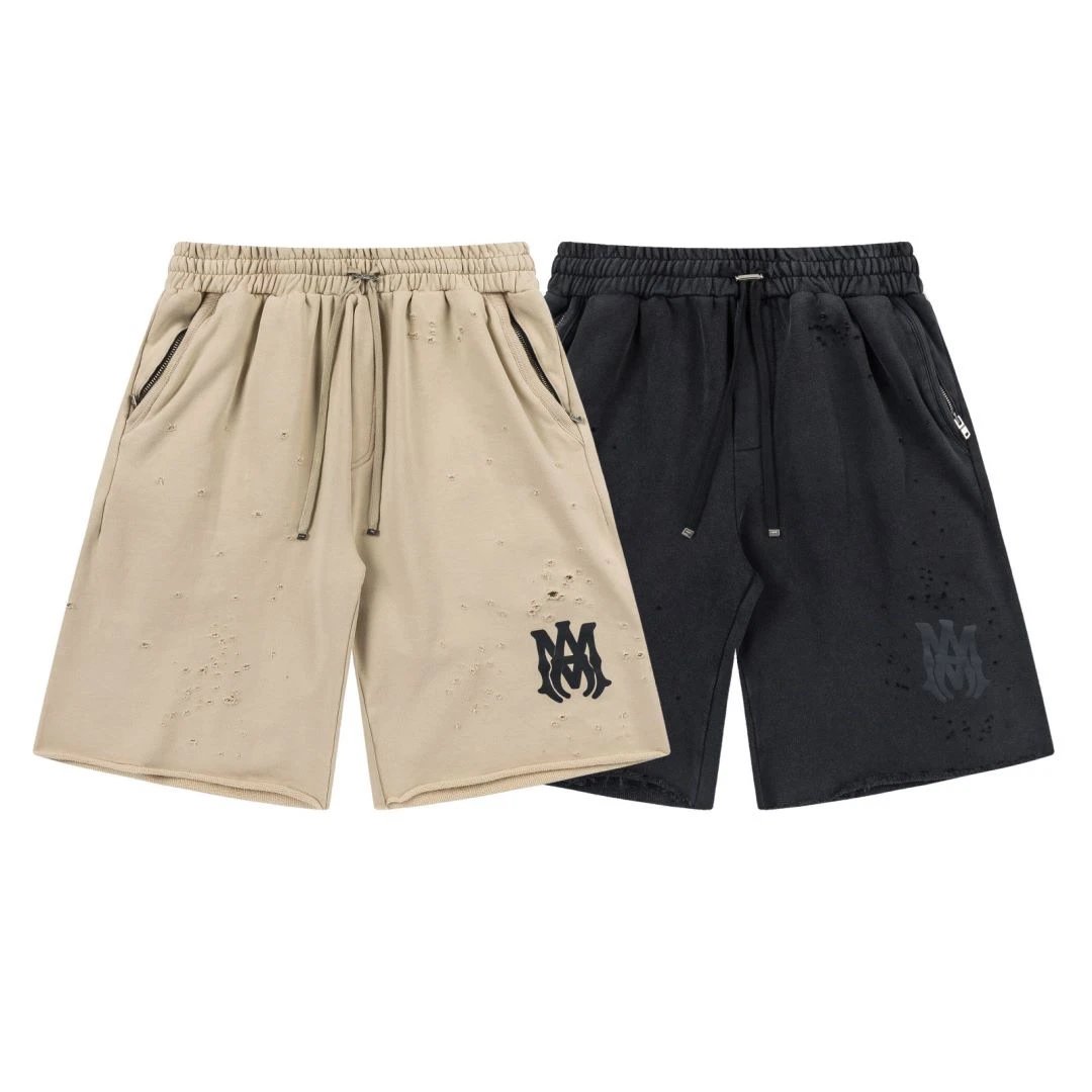 Design Embroidered Logo Shorts Gray - 8