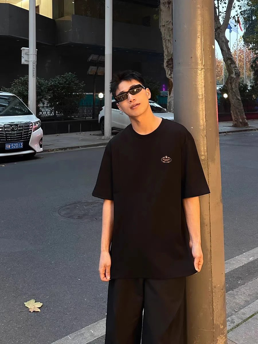 Prada Milano Arch Logo White T-Shirt - 3