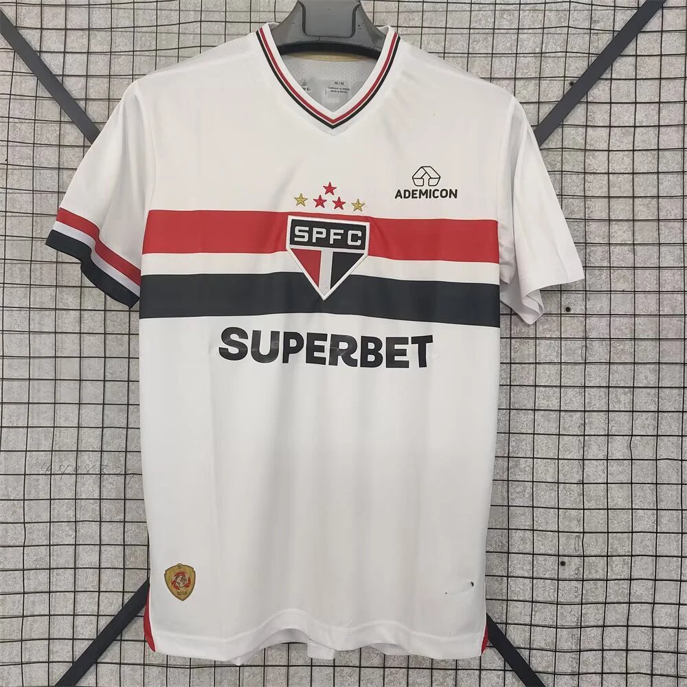 Design São Paulo FC 2023 Away Jersey White / Red / Black Jersey - 1