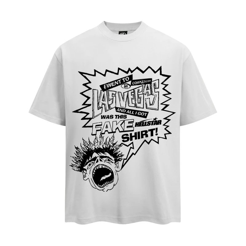 Hellstar I Survived the Hellstar Graphic T-Shirt White - 19