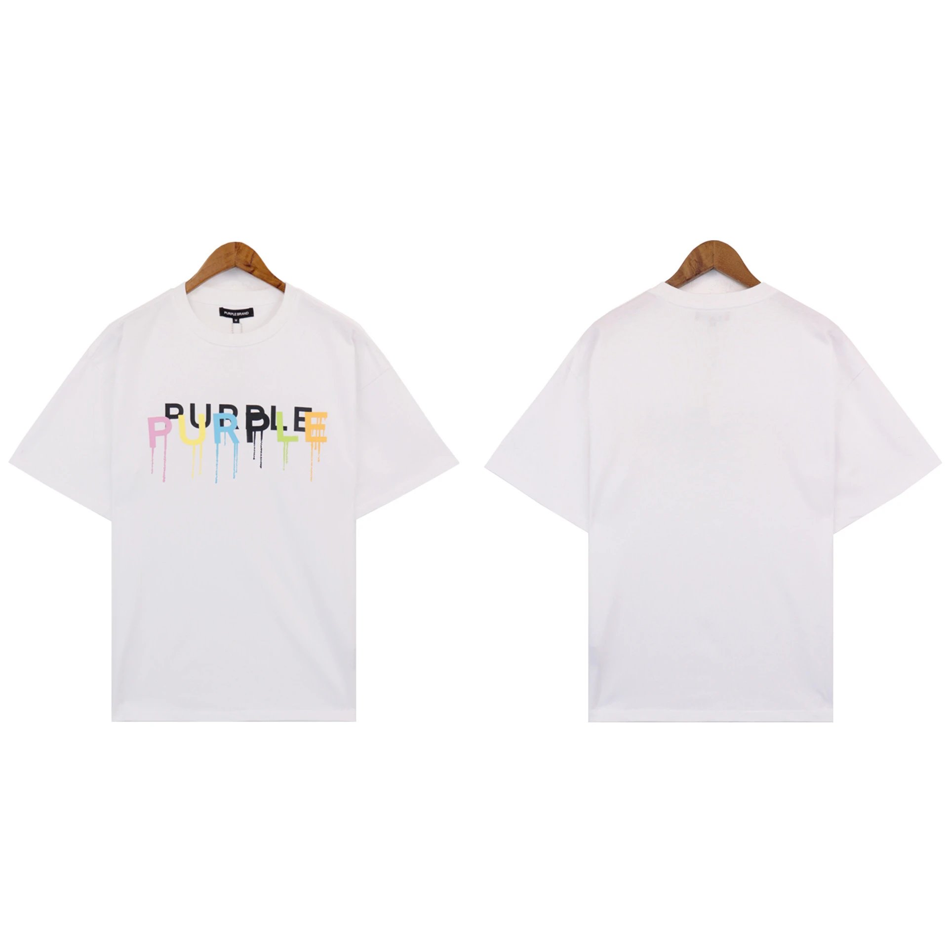 Design Distorted Typography White T-Shirt - 38