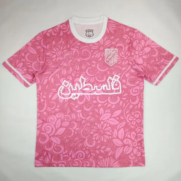 Design FC Palestina Floral Pattern Pink Jersey - 1