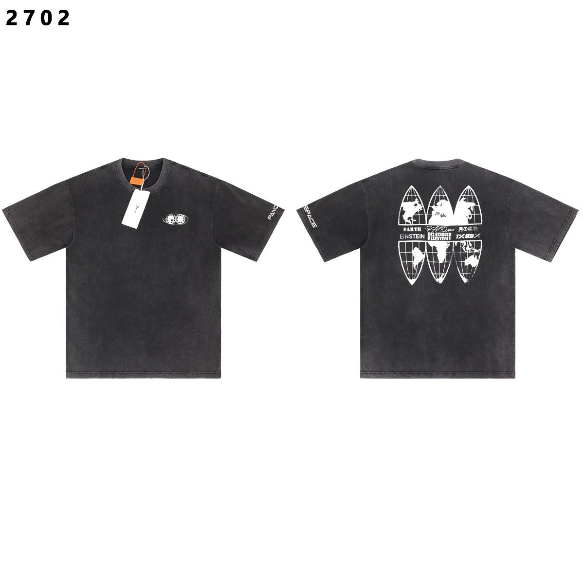 Amiri Flame Logo T-Shirt Blue - 18