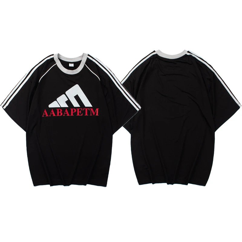 Design Slogan Mesh Jersey Black / White - 11