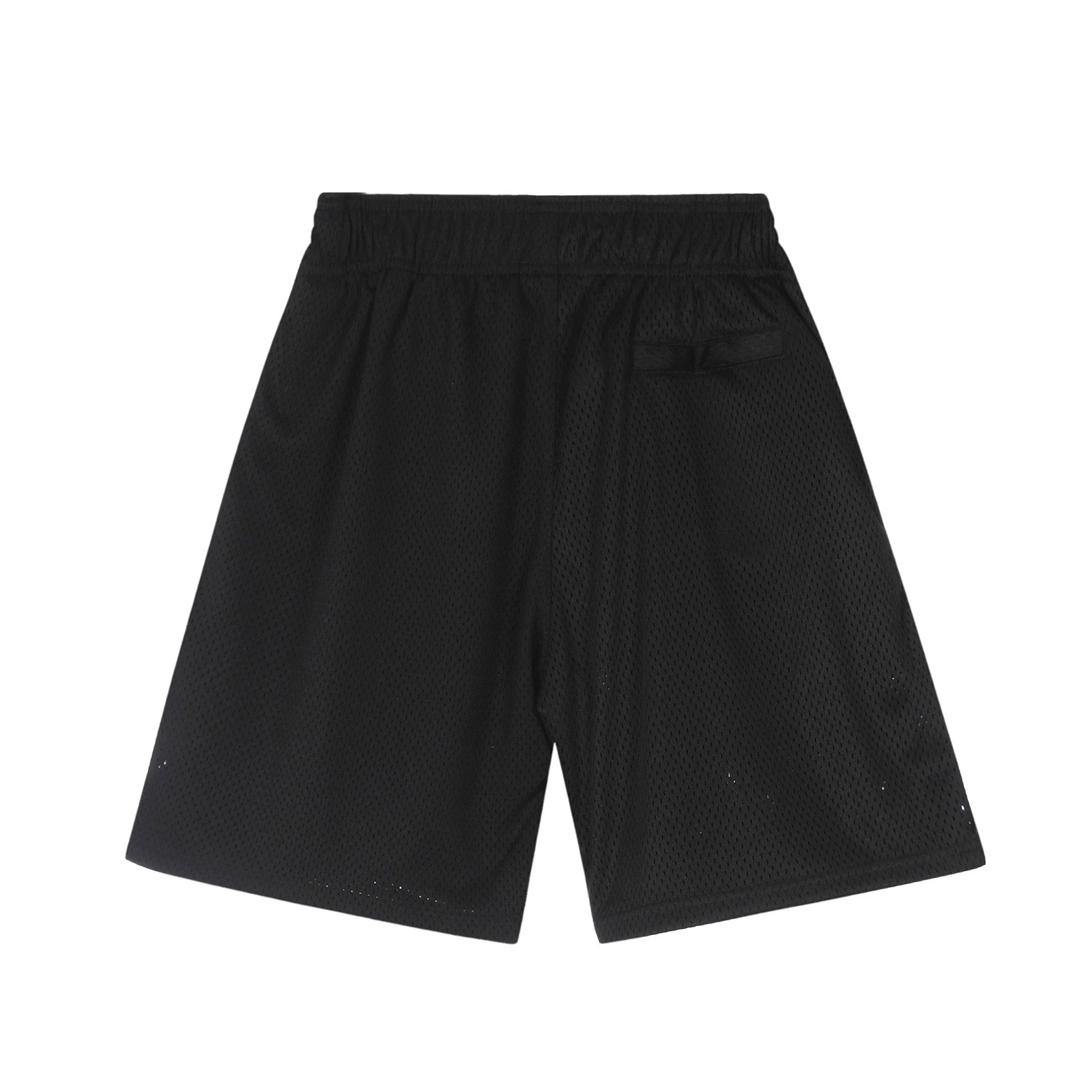 Design Mesh Shorts Black with Red '21' and Sword Emblem - 9