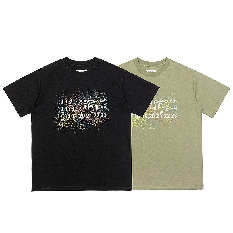 Maison Margiela Numbered Logo Beige T-Shirt - 16