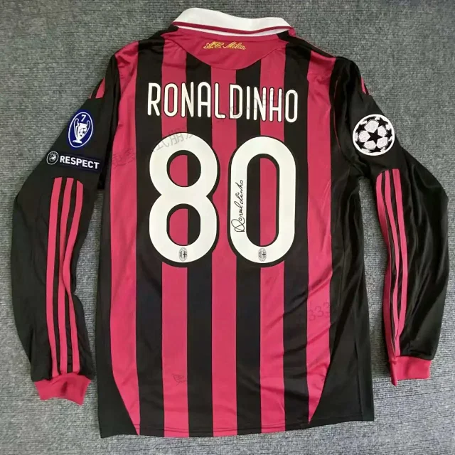 Real Madrid Football Jerseys Long-sleeve signed player jersey product detail image 7