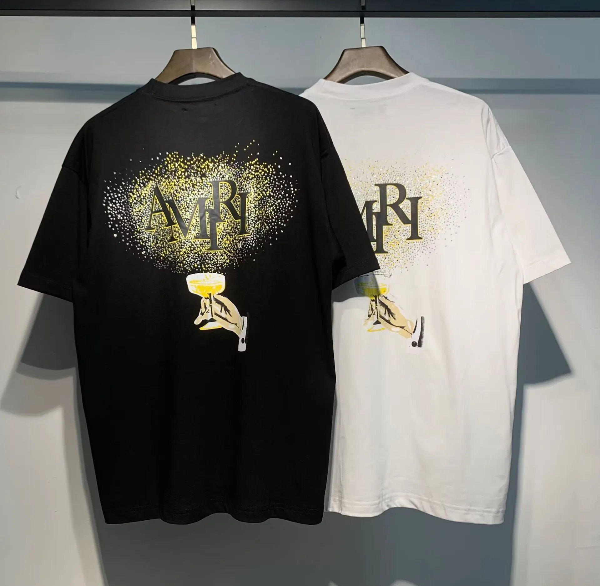 Amiri Palm Springs Graphic Print White T-Shirt - 30