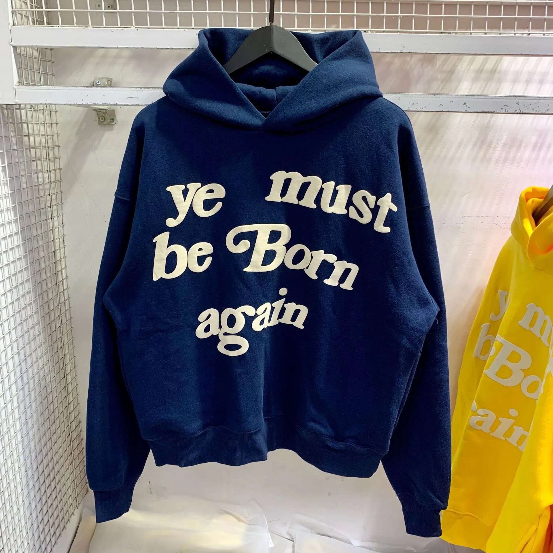 Design Ye Must Be Born Again Yellow Hoodie - 11