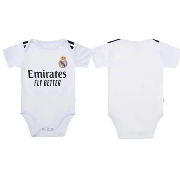 Real Madrid Baby Onesie White Sleepwear - 1