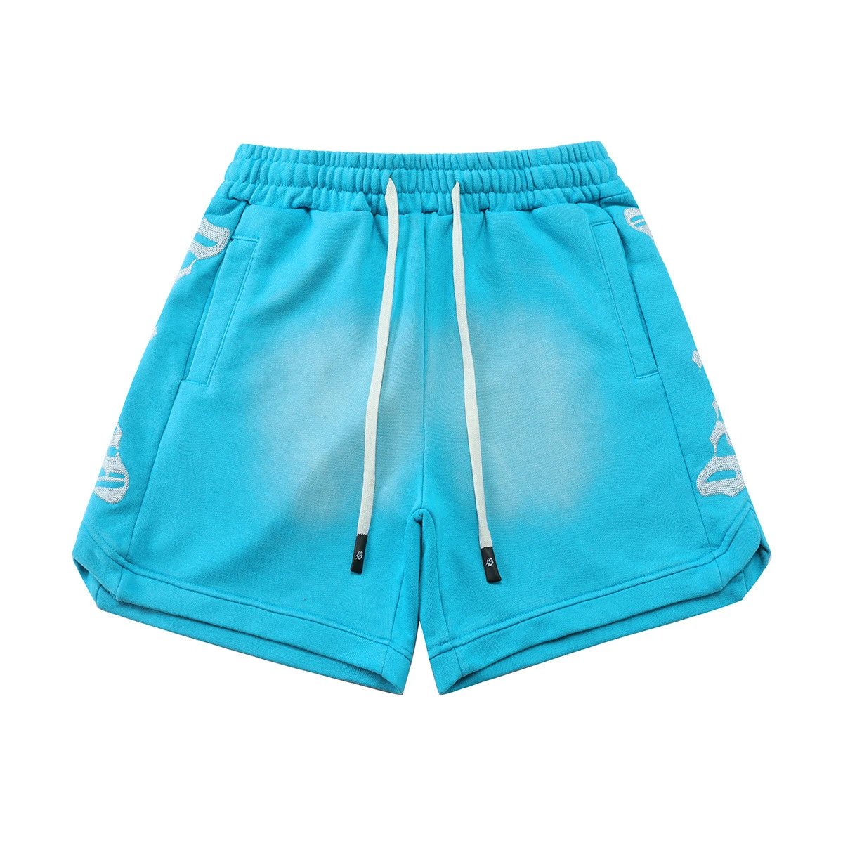 GOOD BRAND Goods Logo-Print Drawstring Waist Shorts Burgundy Shorts - 11