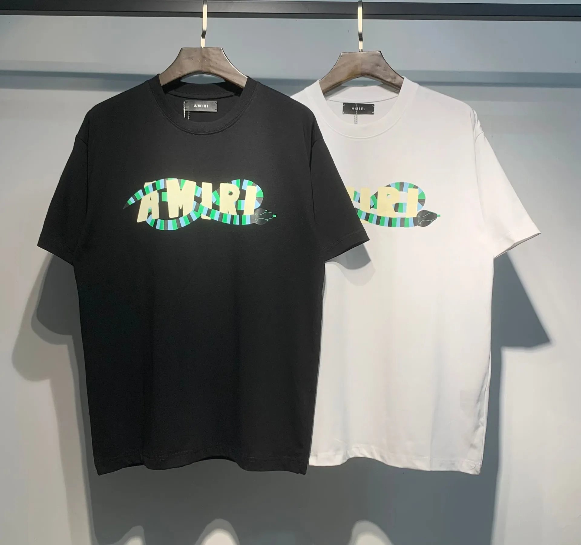 Amiri Palm Springs Graphic Print White T-Shirt - 35
