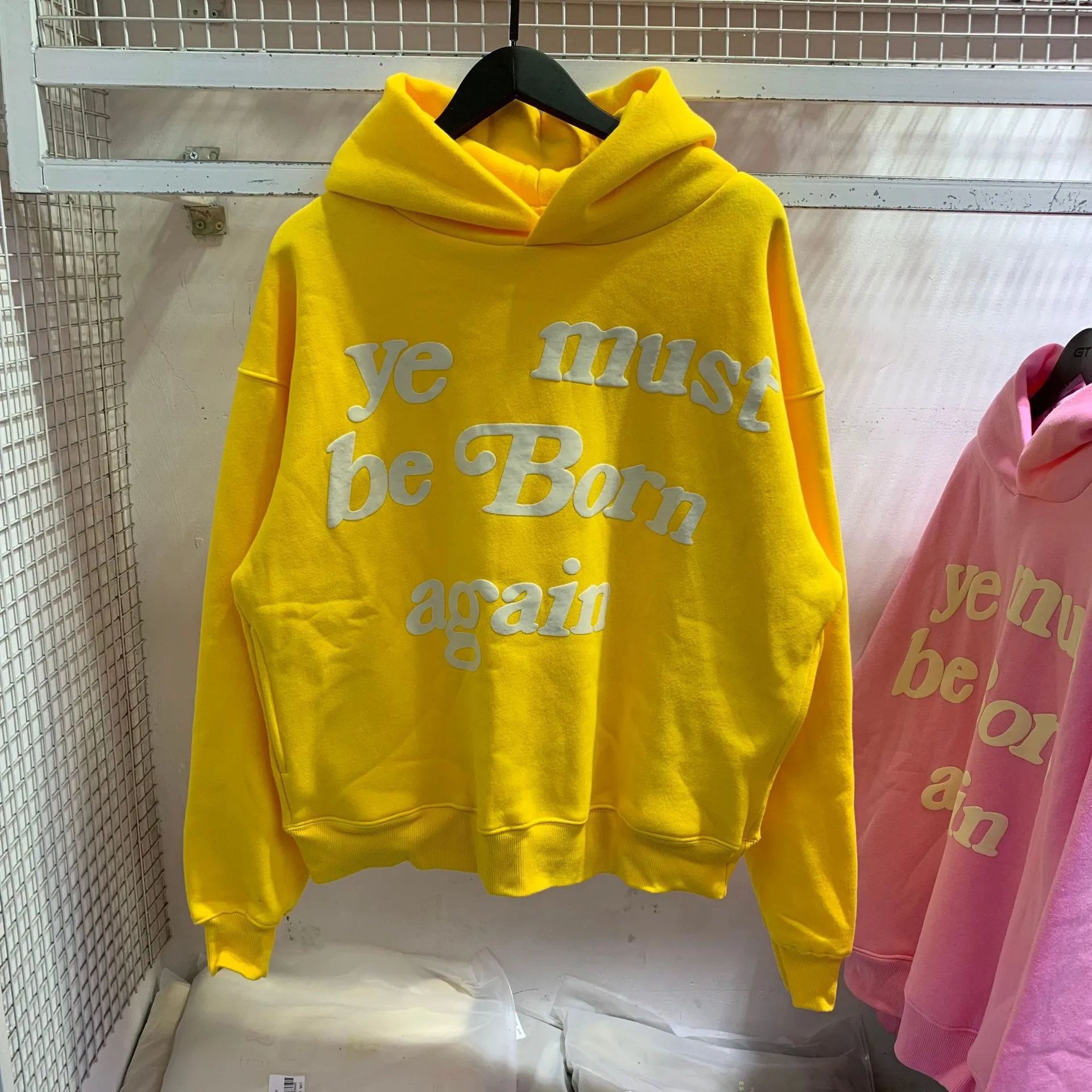 Design Ye Must Be Born Again Yellow Hoodie - 13