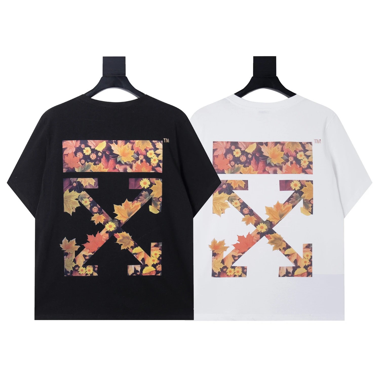 Off-White Cherry Blossom Arrow Print T-Shirt White - 24