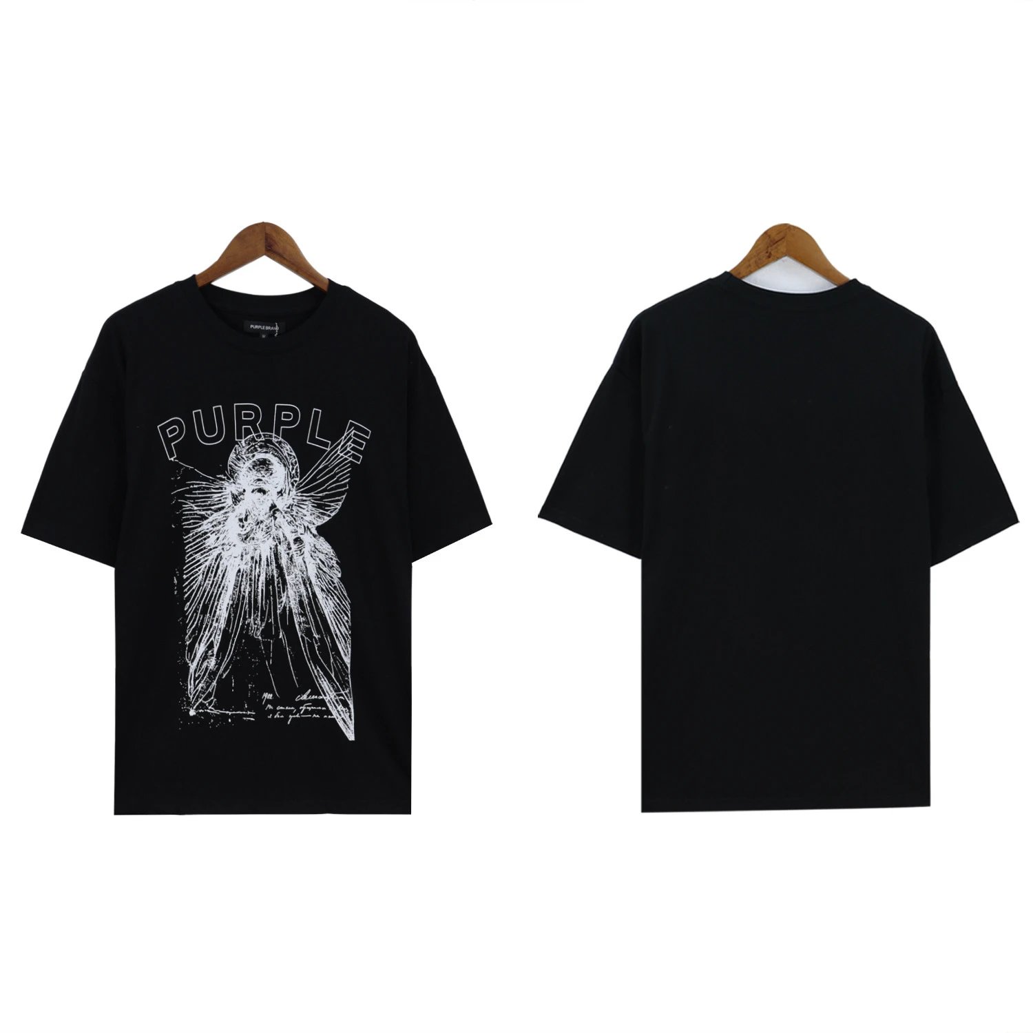 Design Distorted Typography White T-Shirt - 6