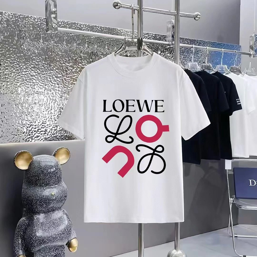 Loewe Puzzle Logo Print Black T-Shirt - 23